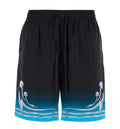 Printed Satin Bermuda Shorts