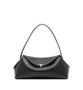 T-Lock Grained-Leather Shoulder Bag