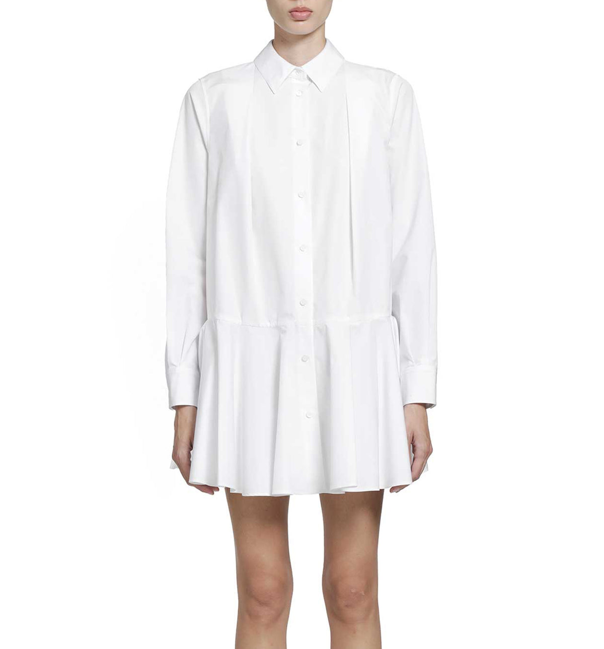 Shirt dress in cotton