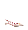 VLogo Signature Leather Slingback Pumps 40mm