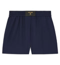 Shorts in wool twill