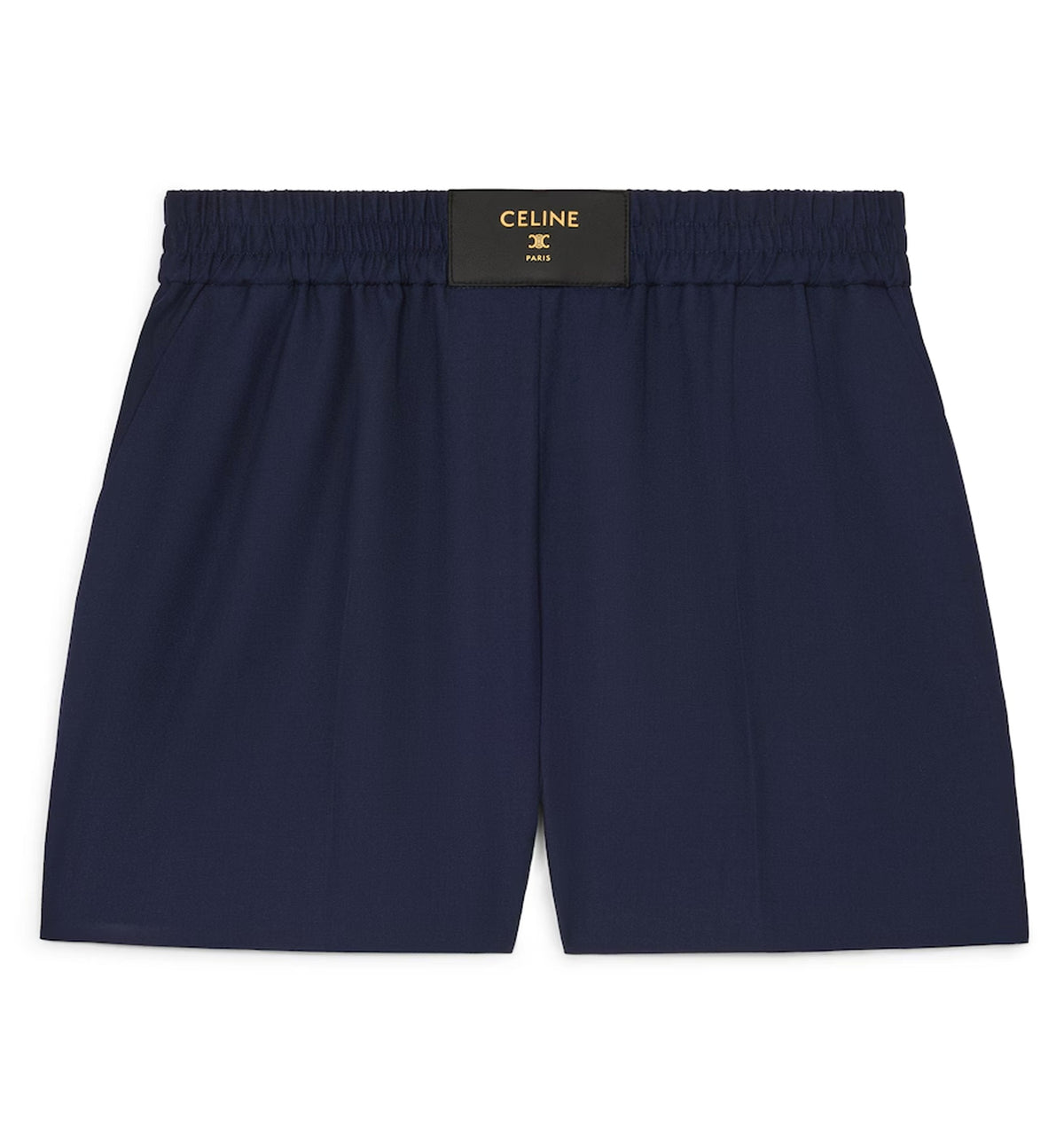 Shorts in wool twill