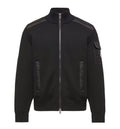 Padded Wool Zip-Up Cardigan