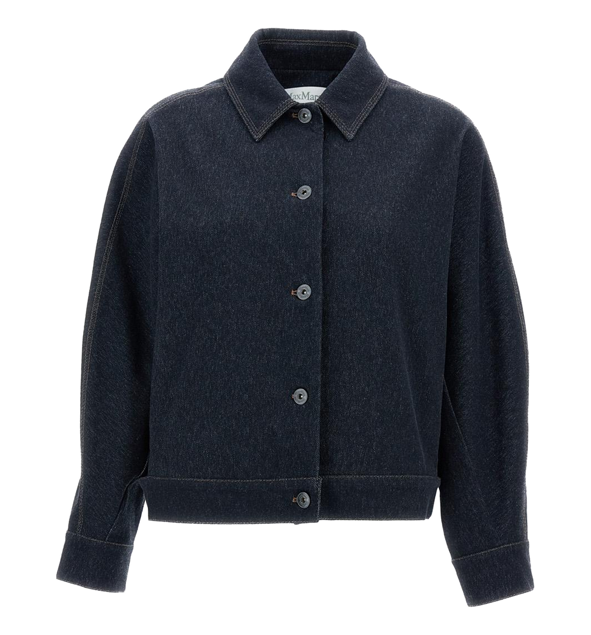 Jacket In Jersey-Effect Denim