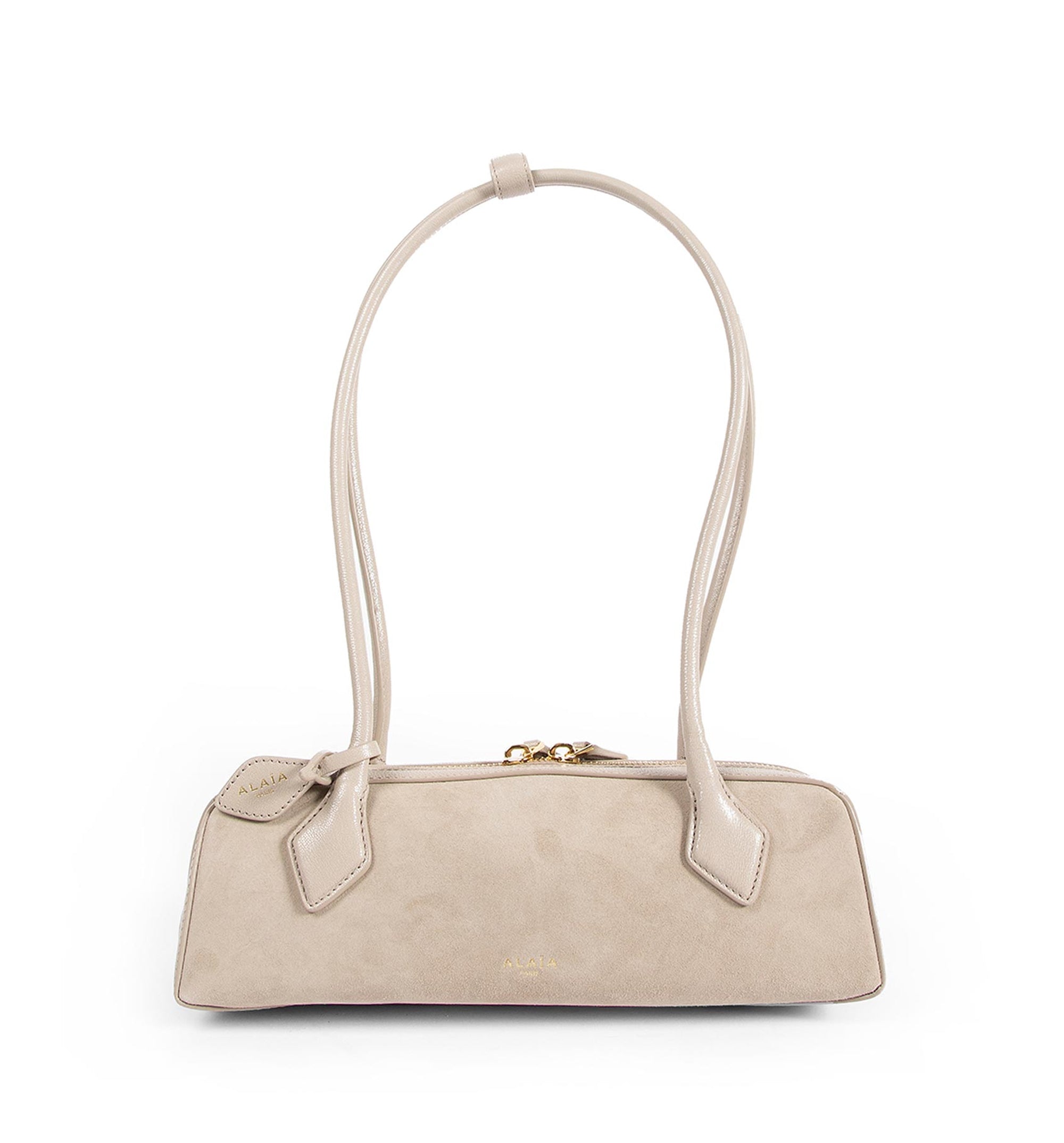 Le Teckel Small Bi-material Bag In Leather - Grece