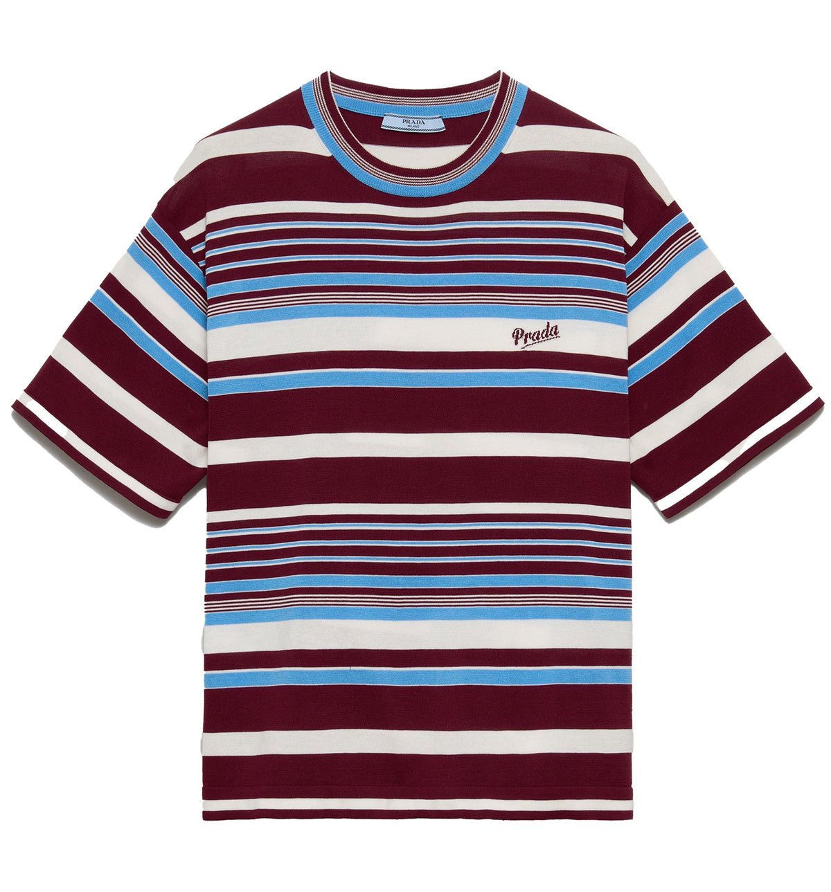 Striped Cotton Crew-Neck Sweater