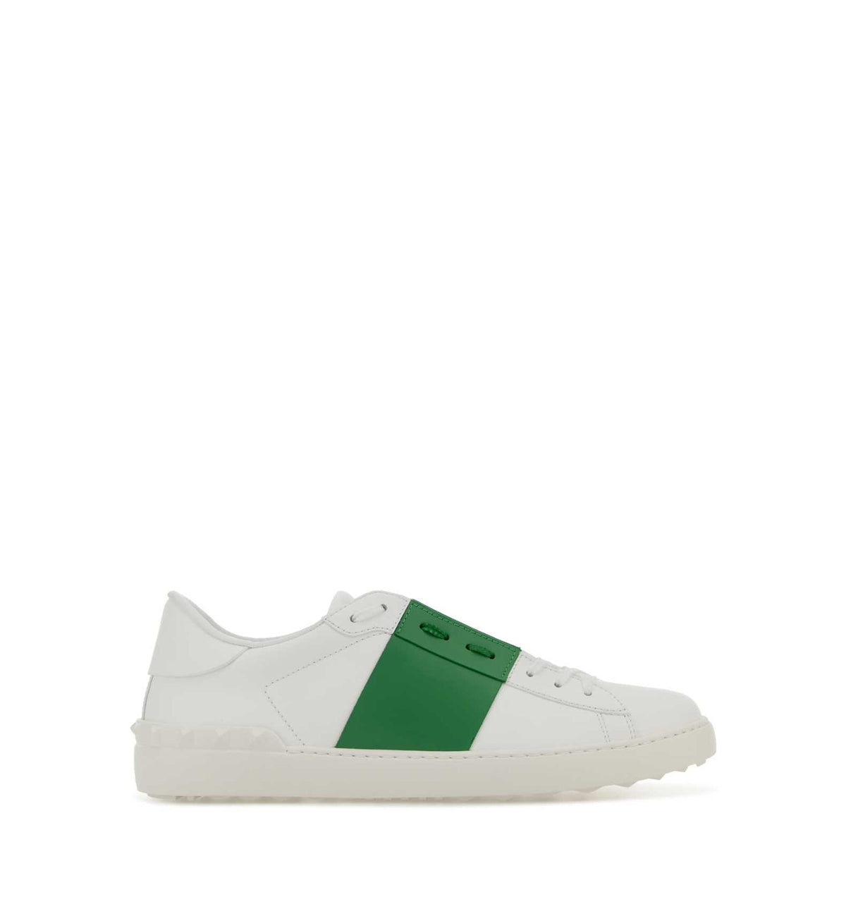 Open Leather Sneakers