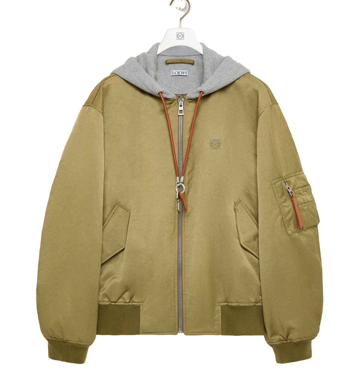 Bomber jacket in technical shell