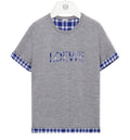 Top in wool and cotton
