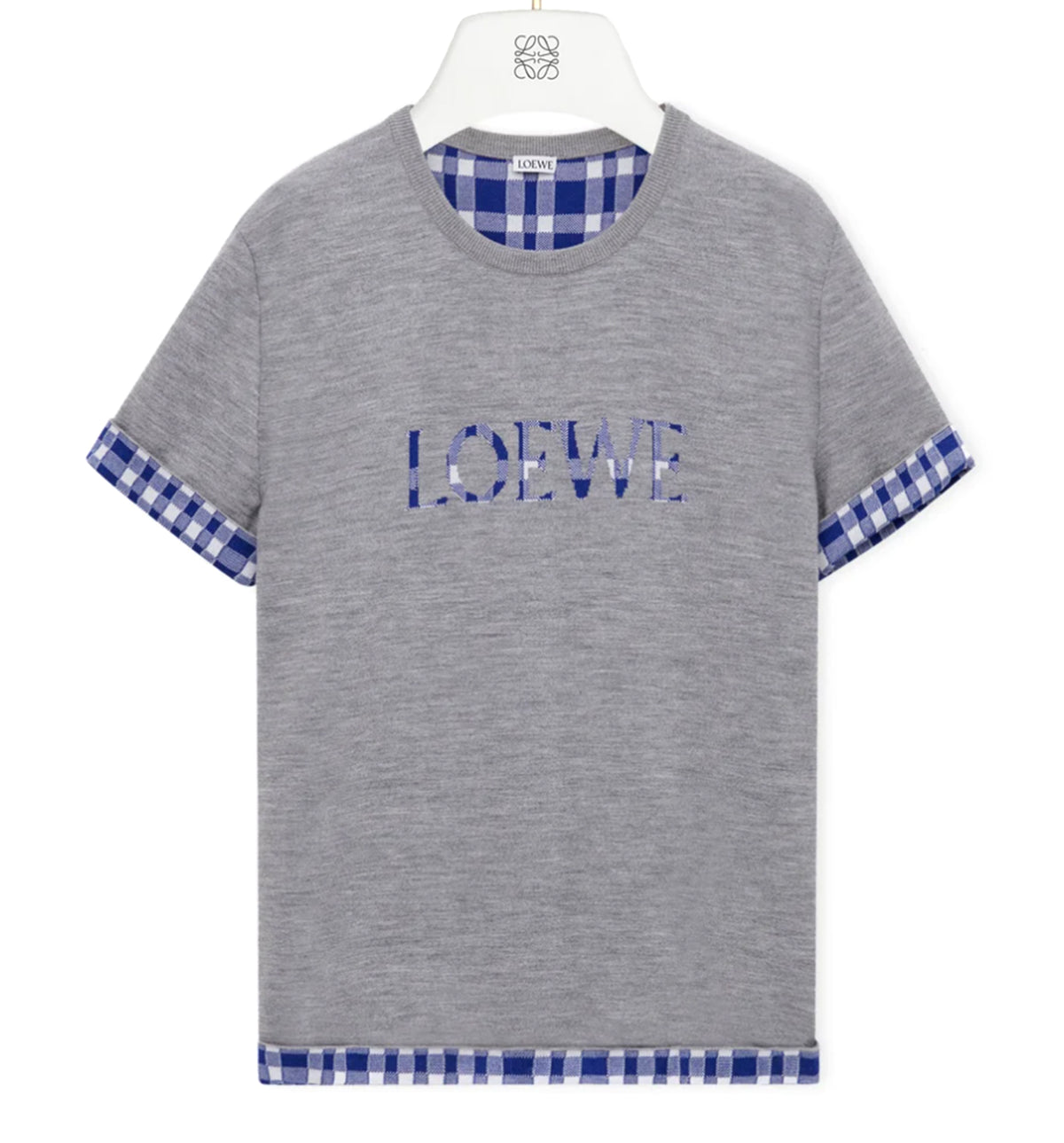 Top in wool and cotton