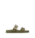 Fendi Feel Leather Sandals