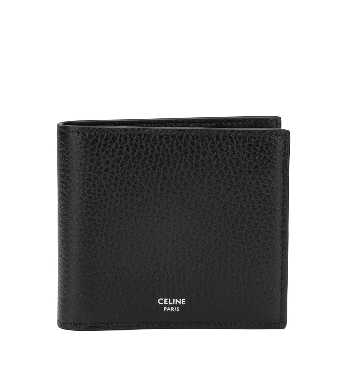 Bi-Fold Wallet In Grained Calfskin
