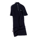Ribbed knit cotton dress