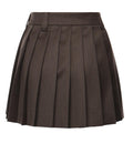 Pleated Cover Fabric Miniskirt