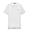 Garment-dyed cotton polo shirt