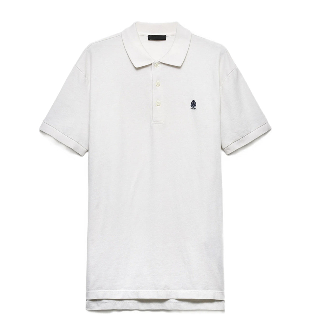 Garment-dyed cotton polo shirt