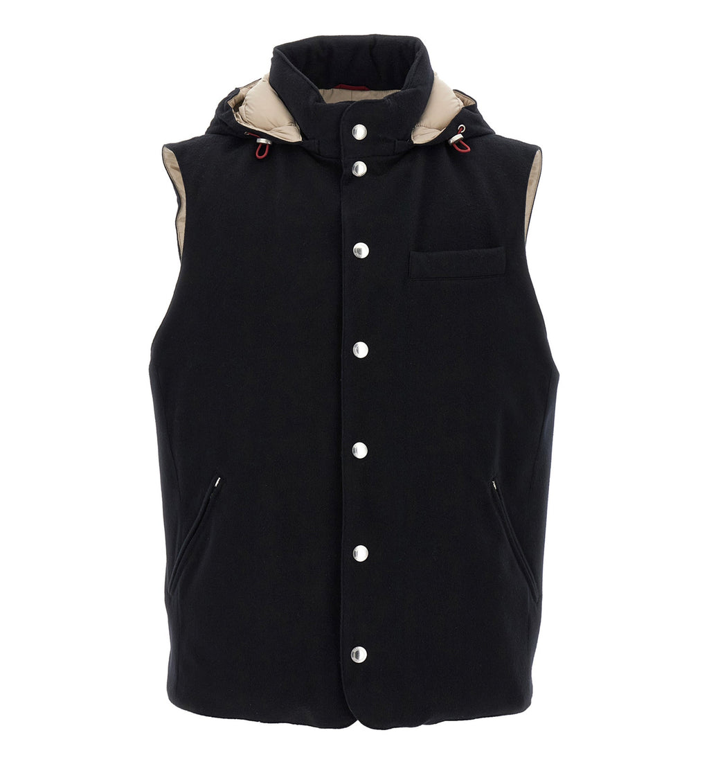 Padded Wool Vest