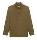 Cassandre Overshirt In Cotton And Linen Gabardine