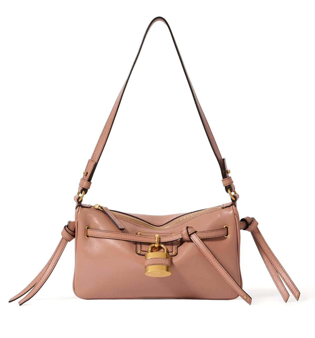 Mini Paddington Sling pouch with strap in soft leather