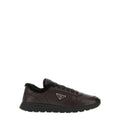 Triangle-Logo Lace-Up Sneakers