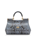 Sicily Shiny Python Mini Handbag