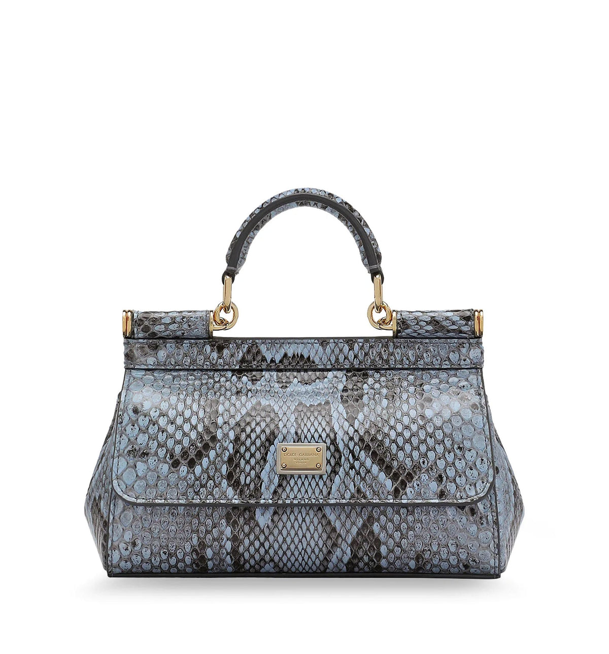 Sicily Shiny Python Mini Handbag