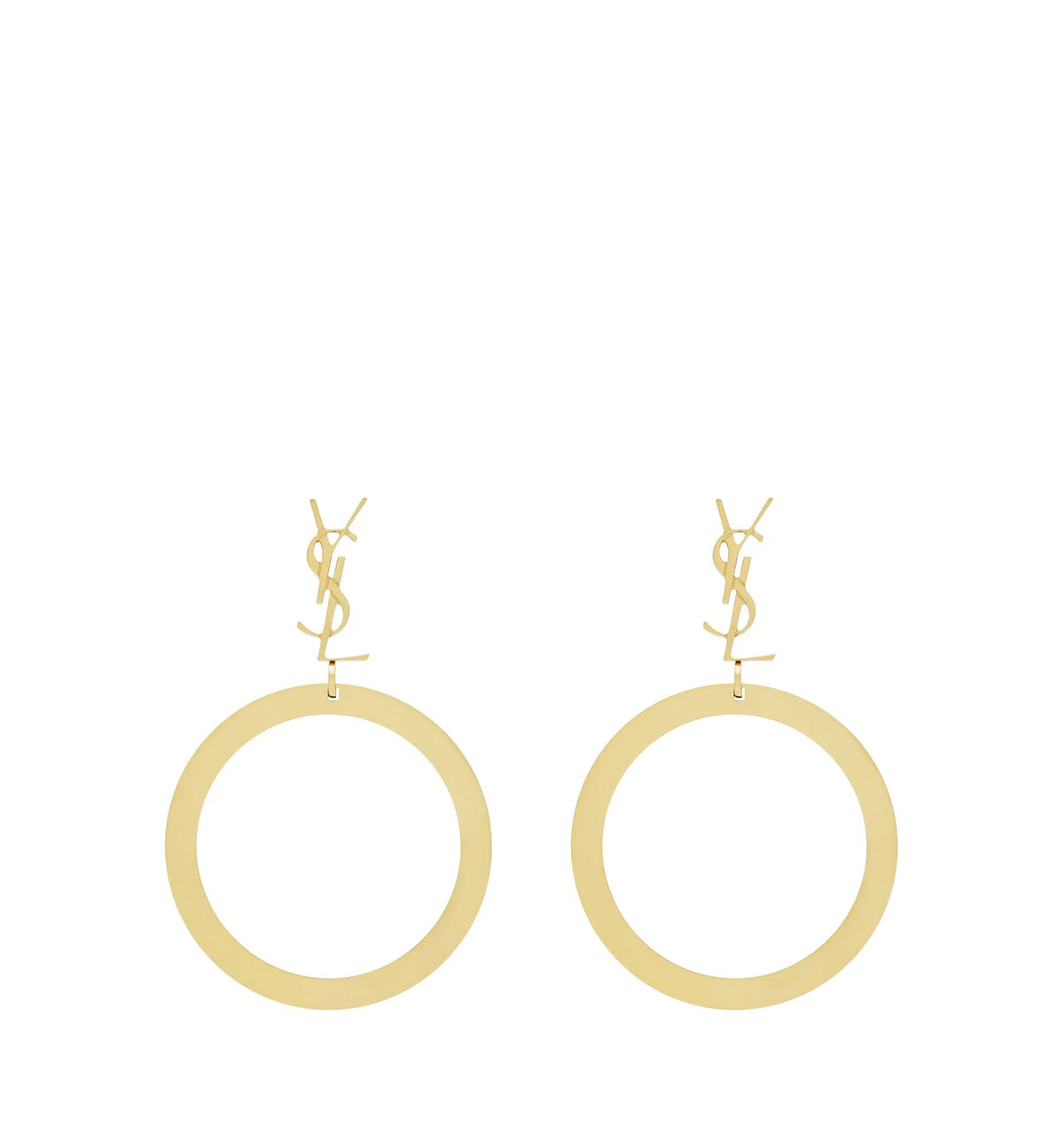 Cassandre Pendant Hoop Earrings In Metal