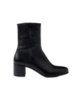 Stretch Nappa Leather Booties