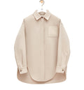 Overshirt In Wool And Cashmere