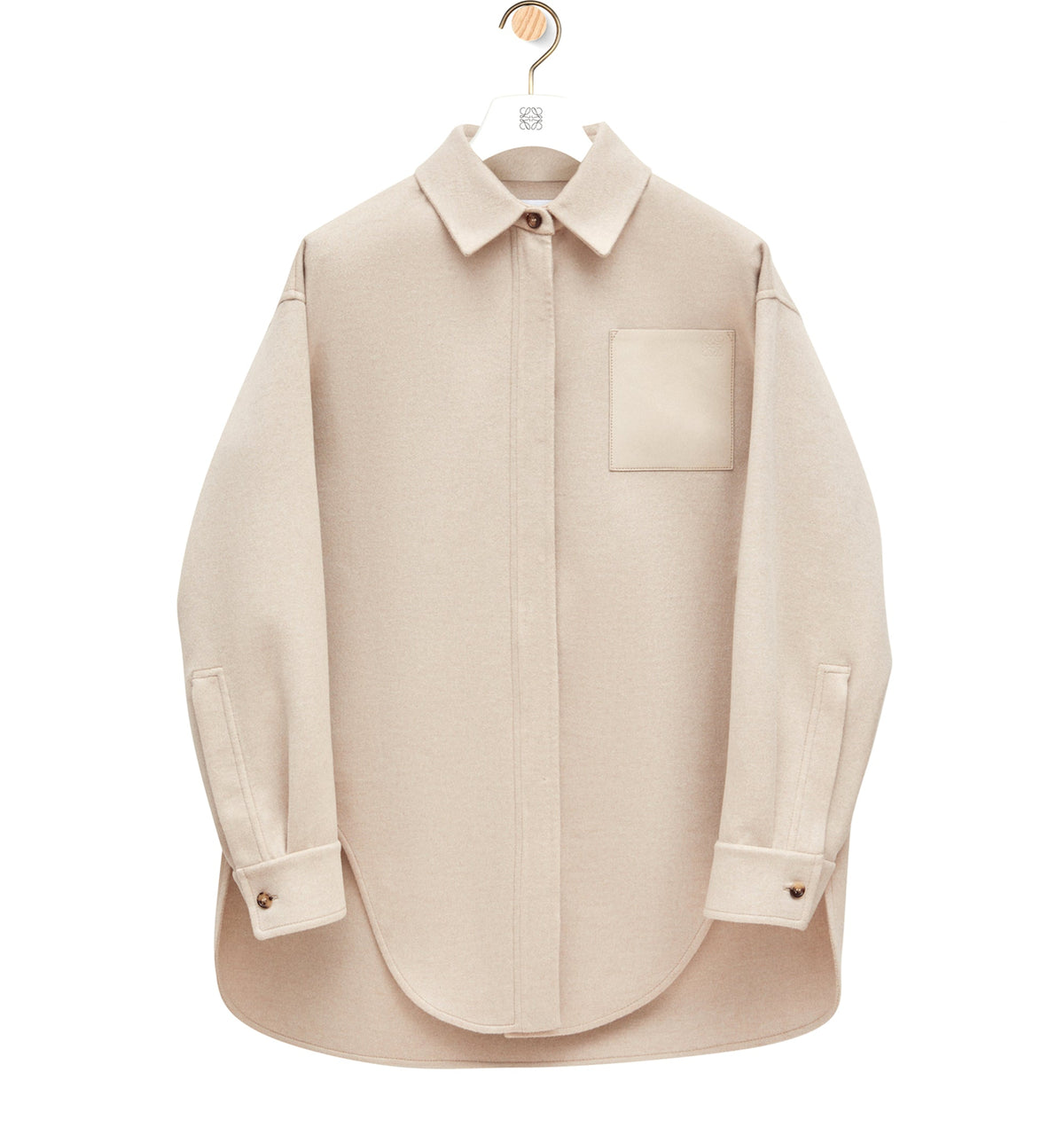 Overshirt In Wool And Cashmere
