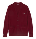 Wool Cashmere Cardigan With Embroidery