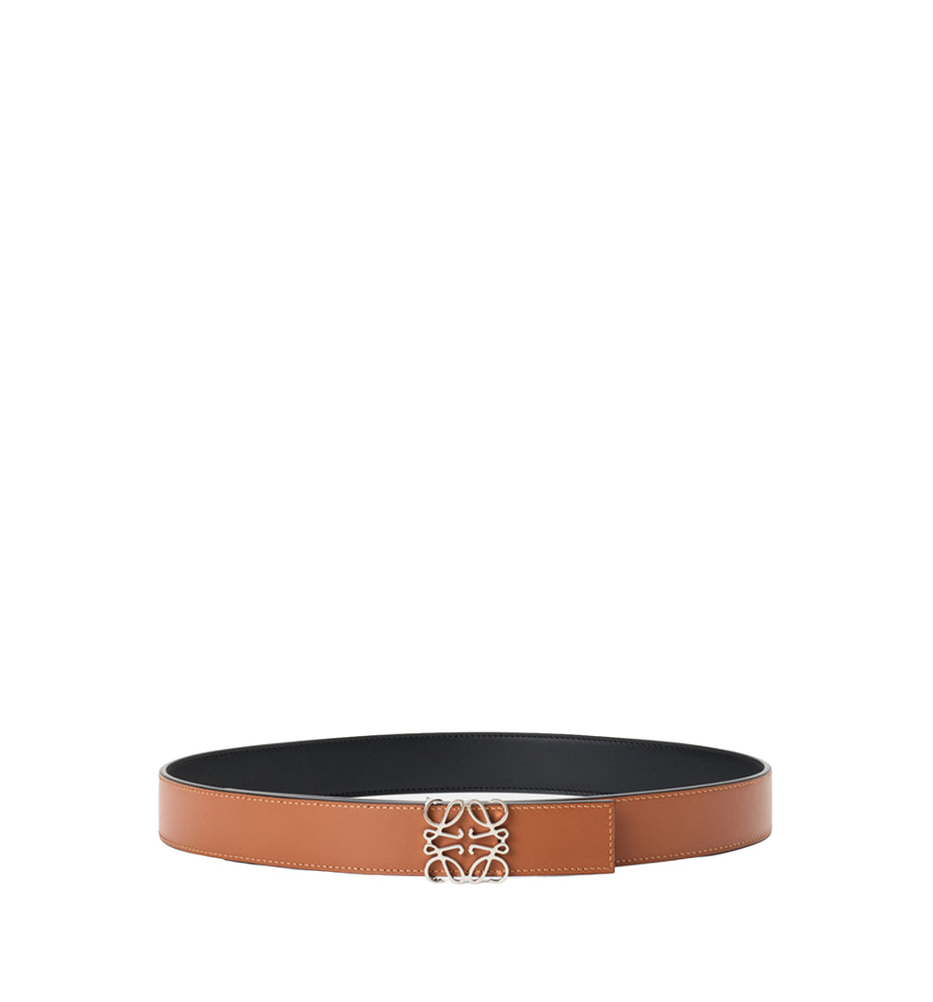 Reversible Anagram Belt in Smooth Calfskin -