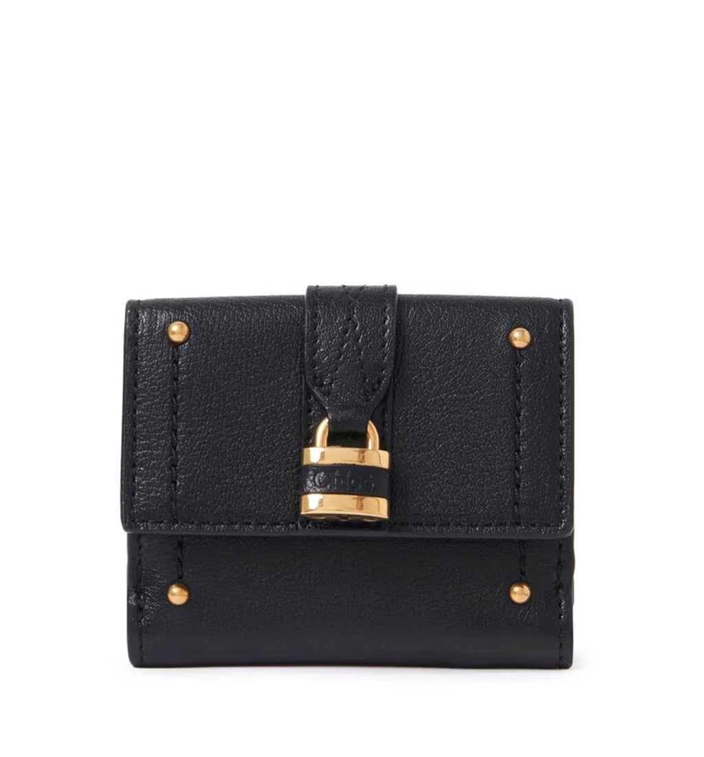 Mini Paddington tri-fold in grained leather