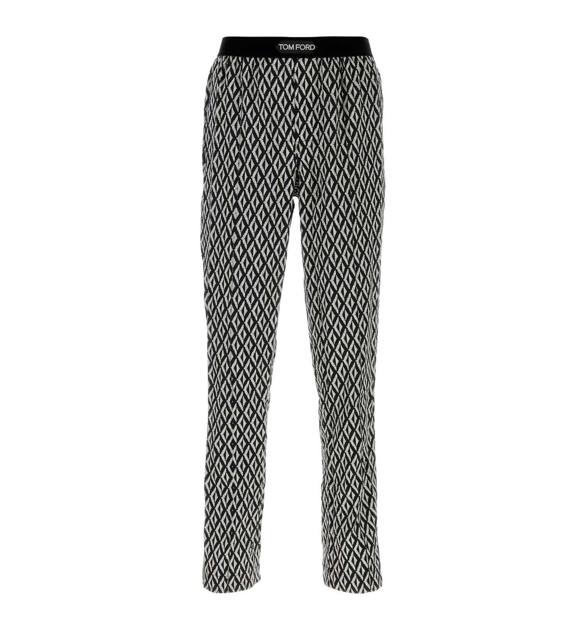 Printed Stretch Satin Pyjama Pant