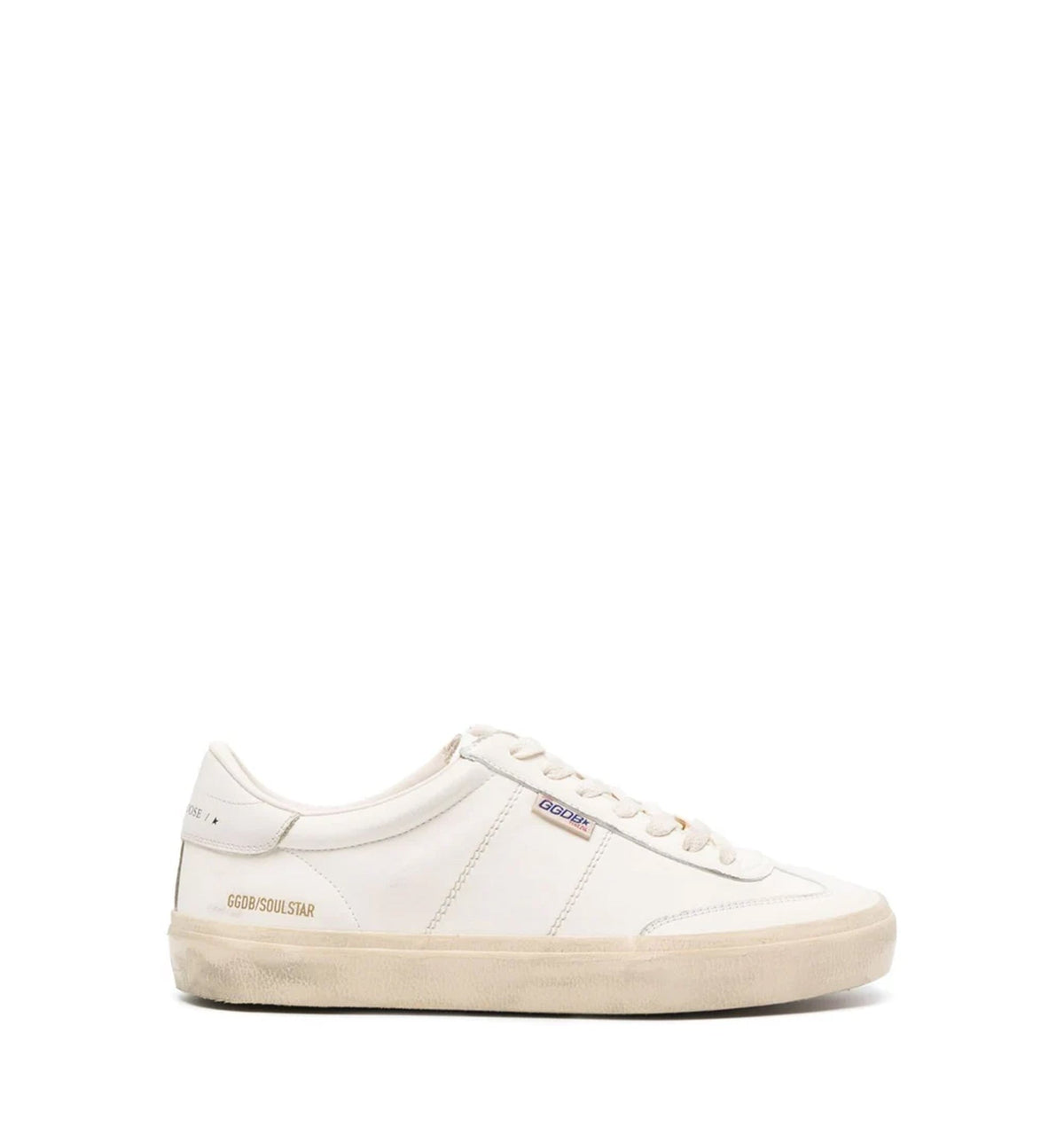 Soul Star in White Nappa Leather with White Leather Star