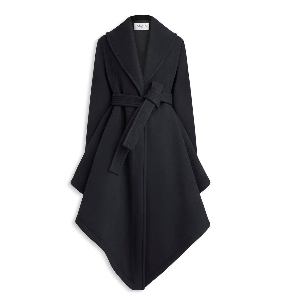 DOUBLE FACE WOOL WRAP COAT