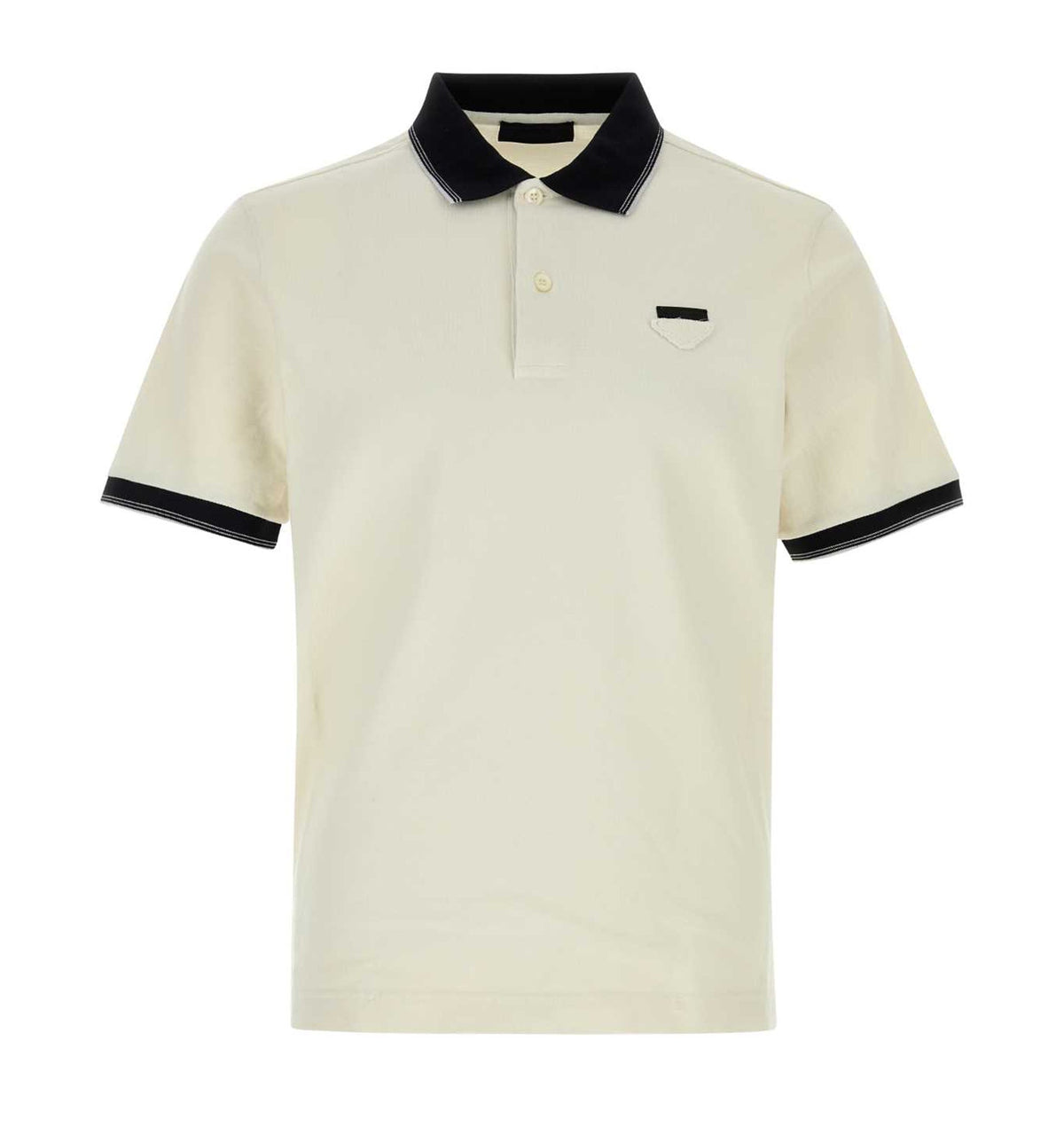Garment-dyed cotton polo shirt