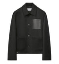 Workwear Jacket In Wool And Cashmere