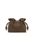 Medium Flamenco Clutch In Grained Nubuck