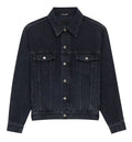 Trucker Jacket In French Black Denim