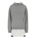 Cotton Jersey Sweatshirt With Pleats