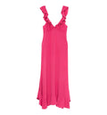 Ruffled Silk Dress
