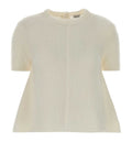Short Sleeve Sweater In Mohair Blend