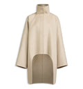 ASYMMETRIC DOUBLE FACE CACHMERE COAT