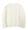 Oversized crew knit macadamia