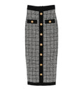 Checks Midi Skirt
