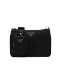 Re-Nylon And Saffiano Leather Shoulder Bag