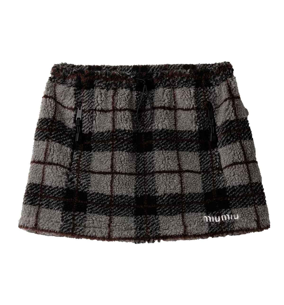 Check Teddy Mini Skirt