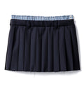 Pleated Batavia Miniskirt