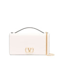 VLogo Signature Leather Wallet On Chain